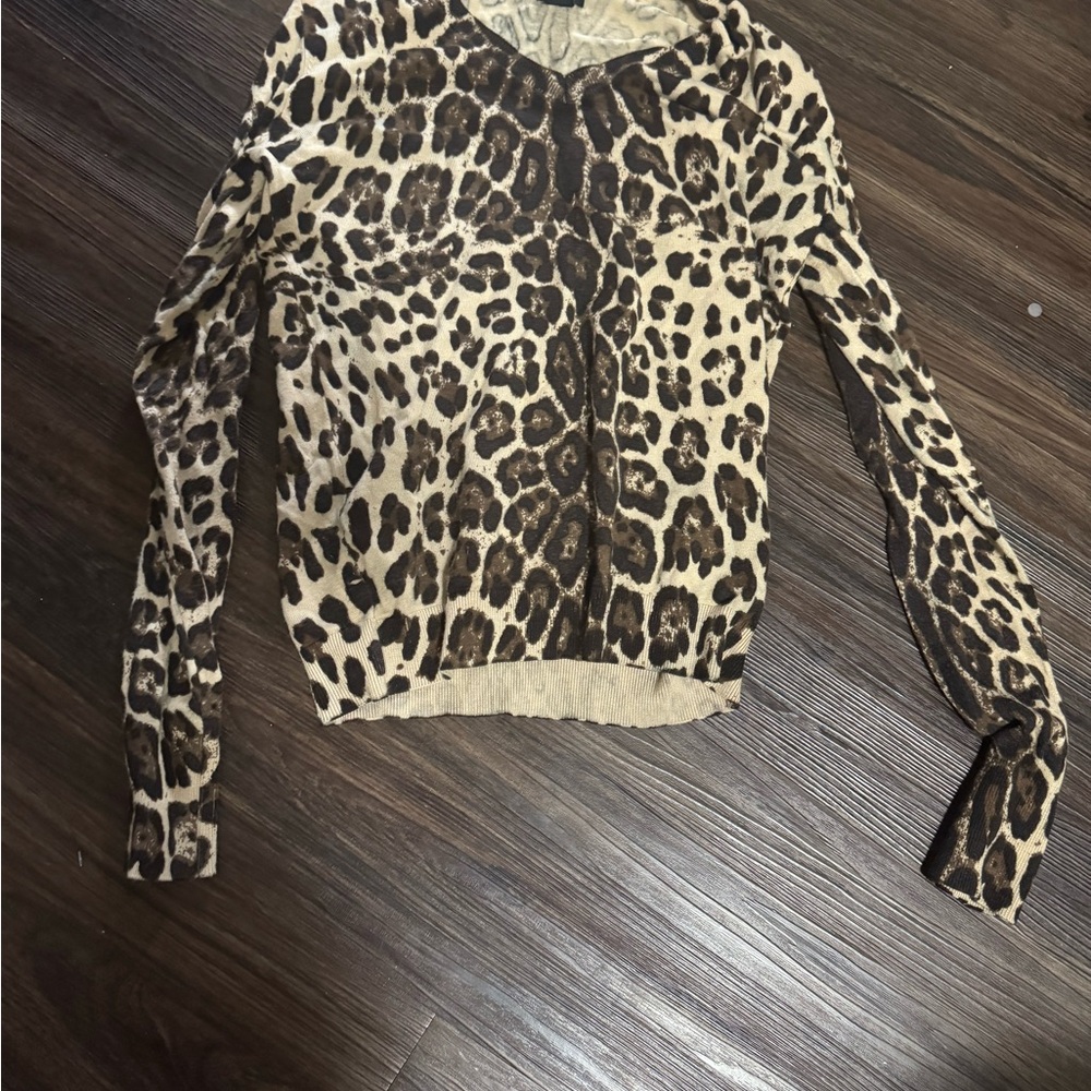 Buffalo David Bitton Leopard Print Sweater